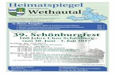 Heimatspiegel Schönburg Wethautal Stößen Mertendorf ... · PDF filemit Sitz in der Stadt Osterfeld Amtsblatt der Städte Osterfeld und Stößen sowie der Gemeinden Meineweh, Mertendorf,