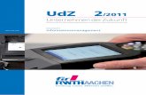 UdZ 2/2011 - data.fir.de · in irgendeiner Form reproduziert oder unter Verwendung elektronischer Systeme verarbeitet, vervielfältigt oder verbreitet werden. ... Seminar „Stammdatenmanagement“