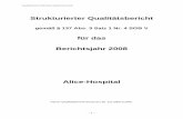 für das Berichtsjahr 2008 - kliniken.de · Qualitätsbericht 2008 Alice-Hospital Darmstadt - 1 - Strukturierter Qualitätsbericht gemäß § 137 Abs. 3 Satz 1 Nr. 4 SGB V für das