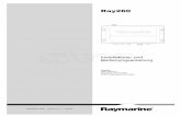 : Raymarine - UKW See/Binnenfunkanlage RAY260E, …€¦ · Deutsch Date: 06-2013 Dokument: 81343-2-DE ... Printshop-ServicefürBenutzerhandbücher ... MANUAL • UK. Raymarine. ...