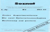 Soznat - GuteUnterrichtsPraxis-NW, Materialien ...stäudel.de/schriften_LS/Soznat-Archiv/SOZNAT_J6_5_1982.pdf · Die Physiker würfelten mit dem Tod ... (Inhalt:NATO-Zitate) sowie