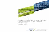 Lern- und Leistungsdokumentation Kaufmann / .LERn- UnD LEISTUnGSDoKUMEnTATIon KAUFMAnn / KAUFFRAU