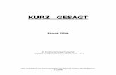 KURZ GESAGT - bitflow.dyndns.orgbitflow.dyndns.org/german/KonradEissler/Kurz_Gesagt_1993.pdf · Der teilt seine Zeit ein. Der andere hat es leichter und schöner und besser. »Dort,