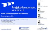 Gesamtprogramm: Projektmanagement Akademie - .Honorarprofessor f¼r Projektmanagement Technische