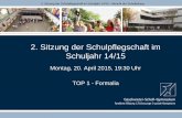2. Sitzung der Schulpflegschaft im Schuljahr 14/15gsg.intercoaster.de/icoaster/files/schulpflegschaft_20_04_2015... · • Fachspezifische Dokumente werden bis nach den Sommerferien