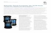 Robuster Touch-Computer der TC70-Serie · Dank flexibler Betriebssystem-Unterstützung können Sie zwischen den beiden fortschrittlichsten und intuitivsten Betriebssystemen für Mobilgeräte