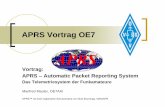APRS Vortrag 2012 OE7 - wiki.oevsv.atwiki.oevsv.at/images/f/f4/APRS_Vortrag_2012_OE7.pdf · APRS Vortrag OE7 Vortrag: APRS – Automatic Packet Reporting System Das Telemetriesystem