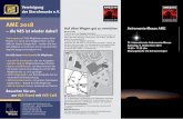 PDF-Flyer zur AME und zur VdS-Tagung - Willkommen … · Ergänzendes Programm rund um die AME2018 Workshop zur Mond- und Planeten-Fotografie Wann: Donnerstag 6. September 2018 9:30