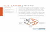 White PaPer Oee & Co. - t-h.ch · maschinen oder fließbandarbeit geht es aber in der regel vor allem darum, eine permanente optimierung und Ver-