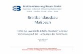 Ma bach - Homepage 24.05.2017.pptx) - Markt … Maßbach gestern – heute - morgen 2 Der Markt Maßbachhat von der Breitbandberatung Bayern GmbH eine sog. Bitratenanalyse für das