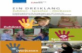 E Ein Dreiklang - re_Ein... · PDF fileEIN DREIKLANG Zuhören – Sprechen – (Vor)Lesen Projektergebnisse & Anregungen aus der Praxis für Kooperationen von Kindertagesstätten