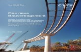 Das neue Bauvertragsrecht - cmshs-bloggt.de · Das neue Bauvertragsrecht Gesetz zur Reform des Bauvertragsrechts und zur Änderung der kaufrechtlichen Mängelhaftung Synopse Vorschriften