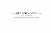 Recht der Kooperation - muenster.delucas/jura/Kooperationsrecht.pdf · Darüber hinaus wird das BGB von einer Reihe von Spezialgesetzen ergänzt und mo-difiziert (lex specialis derogat