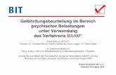 Gefährdungsbeurteilung im Bereich psychischer …gesundheitsfoerdernde-hochschulen.de/Inhalte/A_Arbeitskreis/A6_Ta... · • Sachverständigentätigkeit, Forschung, Qualifizierung