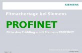Fitmachertage bei Siemens PROFINET - kleissler … Schulungsunterlagen/Profinet... · Hardware:: CPU 315-2 PN/DP, CPU 317-2 PN/DP CPU 315F-2 PN/DP, CPU 317F-2 PN/DP HW Änderungen