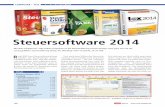 com! 3/2014 Steuersoftware 2014 - com! professional · Verbesserungen ist der erste Platz, den sich das Programm mit Steuer-Spar-Er- ... integrierter Ratgeber und Buch „Der große
