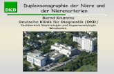 Duplexsonographie der Niere und der Nierenarterien - · PDF fileBernd Krumme Deutsche Klinik für Diagnostik (DKD) Fachbereich Nephrologie und Hypertensiologie Wiesbaden Duplexsonographie