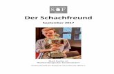 Der Schachfreund September 2016 · Der Schachfreund September 2017 Mark Kvetny ist Württembergischer Einzelmeister! Vereinszeitschrift der Stuttgarter Schachfreunde 1879 e.V.
