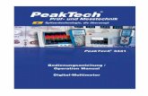 PeakTech 3441 Bedienungsanleitung / Operation …cdn-reichelt.de/documents/datenblatt/D100/PEAKTECH_3441_03_2016... · Zur Betriebssicherheit des Gerätes und zur Vermeidung von schweren