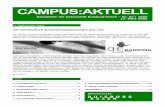 CAMPUS:AKTUELL - uni-due.de · Das Rektorat wird in den nächsten Wochen mit den 13 Uni- ... unter anderem eine Gefährdungsbeurteilung, ... auf dem Gebiet der Algebra.