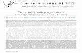 Mitteilungsblatt der Freien Schule Albrisfreie-schule-albris.de/_pdf/mitteilungsblatt/mitteilungsblatt_13... · ... dass immer alle Regale voll sind und vor allem habe ich ... deren