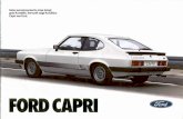 Ford Capri III - Niemcy - 07 · man nur träumen kann, und ... die man schon kennt, Die proportionen seiner Sportlich- keit bekommen durch die ... Raffinierte Details — wie die
