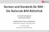Normen und Standards für BIM Die Nationale BIM … · und Leistungspositionen in DBD-KostenKalkül GAEB Datenaustausch über eine X61-Raumbuchdatei Raumbuch in nextbau Beispiel: