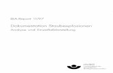 BIA-Report 11/97: Staubexplosionen - DGUV …publikationen.dguv.de/dguv/pdf/10002/rep1197.pdf · Verfasser: Herausgeber: Satz und Layout: Druck: ISBN: ISSN: Arno Jeske, Hartmut Beck