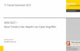 IT-Trends Sicherheit 2017 · Norbert Book Book@ConSecur.de ConSecur GmbH Nödiker Str. 118 | D-49716 Meppen Fon +49 5931 9224-0 Fax +49 5931 9224-44 info@consecur.de | Informationssicherheit