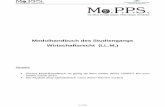 Modulhandbuch des Studiengangs Wirtschaftsrecht …€¦ · Präsentation Dauer 1 Semester ... - Wachstumsparadigmen: Strategien, Archetypen und ... Venture Capital, München, New
