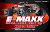 Traxxas.com/register - RC Cars · • Der Motor, die Batterie und der ... Ladegerät, während Sie in einem Auto fahren. • Laden Sie Batterien nie auf Holz, Stoff, Teppich oder