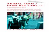 Die Inszenierung wurde beim ANIMAL FARM - parkaue.de · ANIMAL FARM / FARM DER TIERE 2 Es spielen: Showcase Beat Le Mot: Nikola Duric Thorsten Eibeler Dariusz Kostyra Veit Sprenger