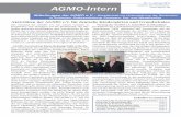 Seite 1 AGMO-Intern Nr. 1 / Januar 2011 AGMO-Intern … · wurde zugesichert, in engem Kontakt zu bleiben und künf-tig weitere Gespräche folgen zu lassen. ... Deren Ergebnisse waren