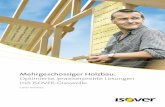 Mehrgeschossiger Holzbau. - Saint-Gobain ISOVER AG · PDF fileTechnologie, welche mit >1000°C einen mit Steinwolle identischen Schmelz- ... Konstruktionsbeispiele für die brandschutztechnische