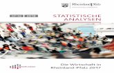 Die Wirtschaft in Rheinland-Pfalz 2017 - statistik.rlp.de · über der durchschnittlichen Wachstumsrate für Deutschland ... Wirtschaft und Konjunktur erscheinen im Laufe des Jahres