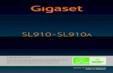 Gigaset SL910-SL910Agse.gigaset.com/fileadmin/legacy-assets/A31008-M2300-F101-2-2X19... · u eine Basisabdeckung mit Fuß (nur bei Basis Variante 1), ... Display und Tasten des Mobilteils