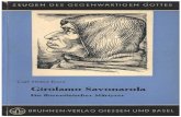 Zeugen des gegenwärtigen Gottes - Band 123 und …bitflow.dyndns.org/german/CarlHeinzKurz/Zeugen_Des... · Web viewGirolamo Savonarola (1452—1498) Als Girolamo Savonarola, der