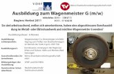 Ausbildung zum Wagenmeister G (m/w) - werra-bahn.com · Werra-Eisenbahnverkehrsgesellschaft mbH Infotelefon: 03 41 – 3 08 67 11 01 51 – 17 16 82 03 Ausbildung zum Wagenmeister