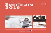 Themen & Termine Seminare 2016 - connext.de · Weiterverarbeitung der erhobenen Daten in Excel. Inhalt Aufbau und Benutzeroberfläche des Cockpits (Berichtsge ... Tagging; Datenvalidierung