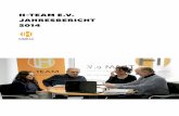 H-TEAM E.V. JAHRESBERICHT 2014h-team-ev.de/wp-content/uploads/2015/04/H-Team_Jahrebericht2014... · Handyvertrag, SCHUFA und Schulden machen krank! ... Der Jahresbericht 2014 macht