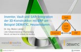 Inventor, Vault und SAP: Integration Vault der 3D ... Inventor, Vault und SAP: Integration der 3D-Konstruktion