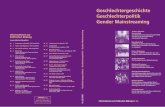Geschlechtergeschichte Geschlechterpolitik Gender ... · Nr. 4 EG-Europa Fakten, Hintergründe, Zusammenhänge ... Nr. 11 Politik und Ökonomie ... Dabei spielen historische und kulturelle