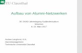 Aufbau von Alumni-Netzwerken - daad.de · Goldenes Diplom (Einladung 50 Jahre nach Abschluss) ... Helfen Sie mit ein Netzwerk aufzubauen, von dem auch Sie und Ihre Tätigkeit profitieren