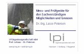 Dr.-Ing. Lasse Petersen - VBD .E-Modulpr¼fungen Spaltzugfestigkeitspr¼fungen Dr.-Ing. Lasse Petersen
