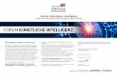 Forum Künstliche Intelligenz · 02/06/2018 · Forum Künstliche Intelligenz 17. Mai 2018 l Mövenpick Hotel Stuttgart Airport & Messe Sehr geehrte Damen und Herren, die Elektronik-Industrie