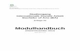 Anlage 01 Modulhandbuch BA-ISA 2013[1] · EH Ludwigsburg Bachelor-Studiengang Intentionale Soziale Arbeit. Antrag auf Akkreditierung bei der AHPGS Studiengang Internationale Soziale