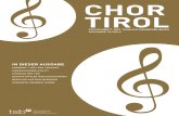 chor tirol2016 ausgabe4 - Tiroler Sängerbund | "Singen ... · sagen und schreibe auf Wunsch sehr viele Vorworte zu den unter-schiedlichsten Themen. So auch ... Euch und Euren Familien