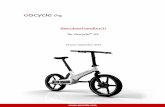 für Gocycle G2 · 2.2 Verwendungszweck Gocycle ist ein Elektrofahrrad, welches für Pendelzwecke und/oder einfaches Radfahren bei gutem Wetter und mit Geschwindigkeiten, ...