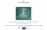 EU-Großprojekt Innovations-Inkubator Lüneburg · Aus- und Weiterbildung ... Social-Media- Strategie 1 ... Das Kompetenztandem Vernetzte Versorgung beschäftigt sich mit den Grundlagen
