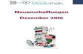 Neuanschaffungen Dezember 2016 - kae.be€¦ · Neuanschaffungen Dezember 2016 (nach der DK sortiert) ... Fischer ...: Der neue Fischer Weltalmanach 2017 : Zahlen - Daten ... Fischer